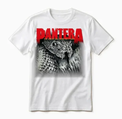 Pantera Official Great Southern Outtakes Album Snake Unisex T-Shirt - White