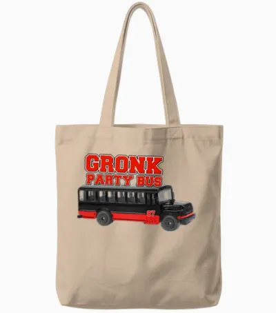 Rob Gronkowski Gronk Party Bus Tote Bags - Natural