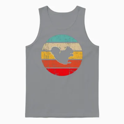 Squirrel Retro Unisex Tank Top - Sport Grey