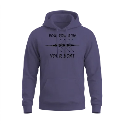 Rowing, Crew, Row Your Boat Unisex Hoodie - Heather Sport Dark Navy