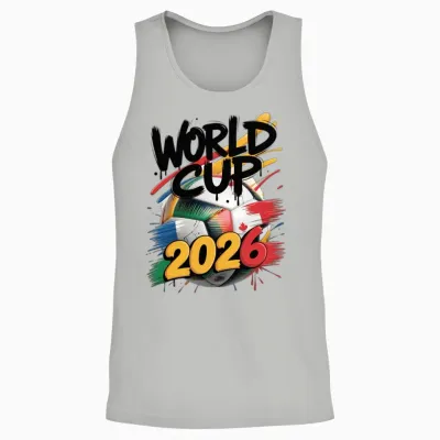 Football 2026 Art Unisex Tank Top - Ash