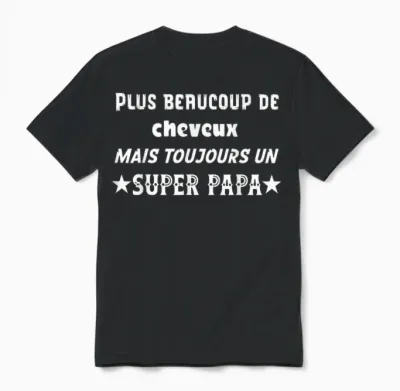 Funny T-Shirt Dad Funny Funny Unisex T-Shirt - Black