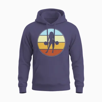 Cheerleading Retro Unisex Hoodie - Heather Sport Dark Navy