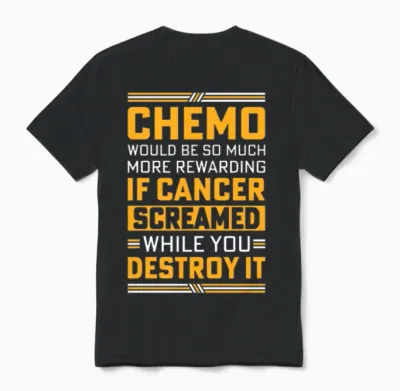 Chemo Would Be So Much More Rewarding if Cancer Sc Unisex T-Shirt - Black