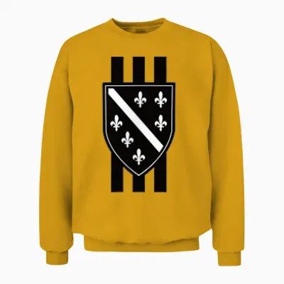 Ljiljani Bosna I Hercegovina, Grb Bosna, Balkan Bosnien Unisex Sweatshirt - Gold