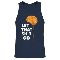 Fitness and Mental Health — Gym & Lifting Unisex Tank Top - Navy – 2