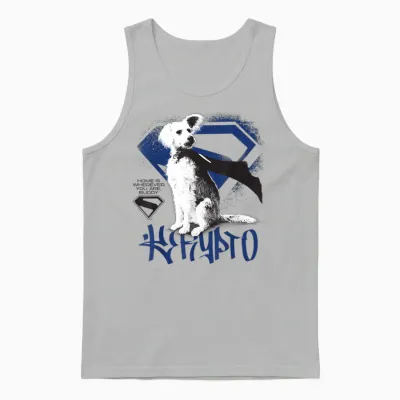 Supergirl 2026 Krypto Graffiti Unisex Tank Top - Ash