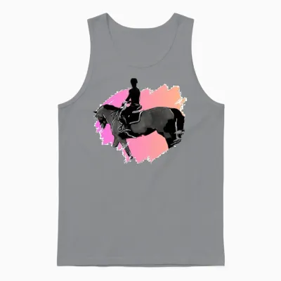 Horses Unisex Tank Top - Sport Grey