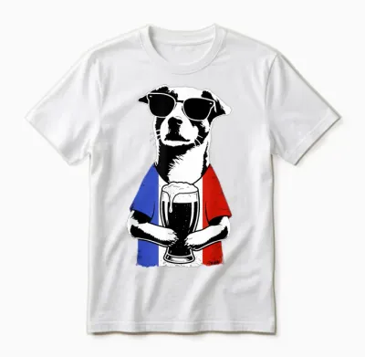 Drapeau France Homme Femme France Unisex T-Shirt - White