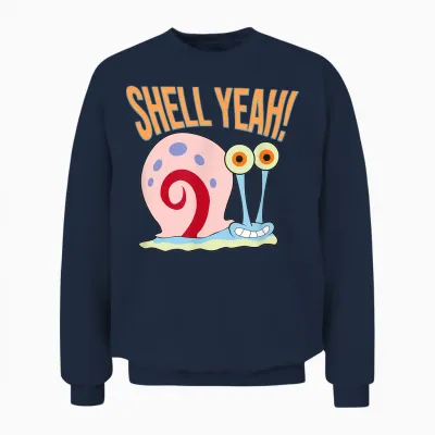 Gary the Snail - Shell Yeah! Unisex Sweatshirt - Navy