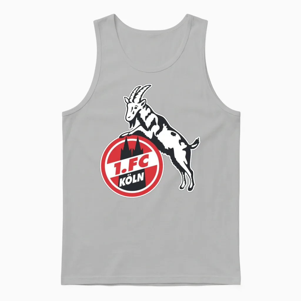 Fc Koln Unisex Tank Top in Ash