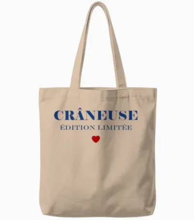 Citation Fille Crâneuse Phrase Drôle Humour Craneuse Tote Bags - Natural