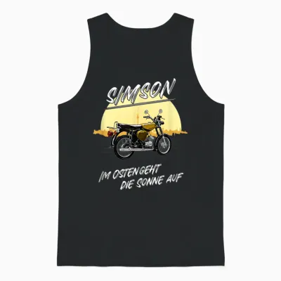 Simson Im Osten Geht Die Sonne Auf T-Shirt, Black Unisex Tank Top - Black