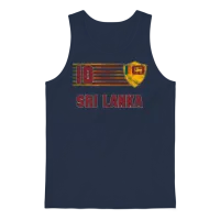 Sri Lanka Unisex Tank Top - Navy – 1