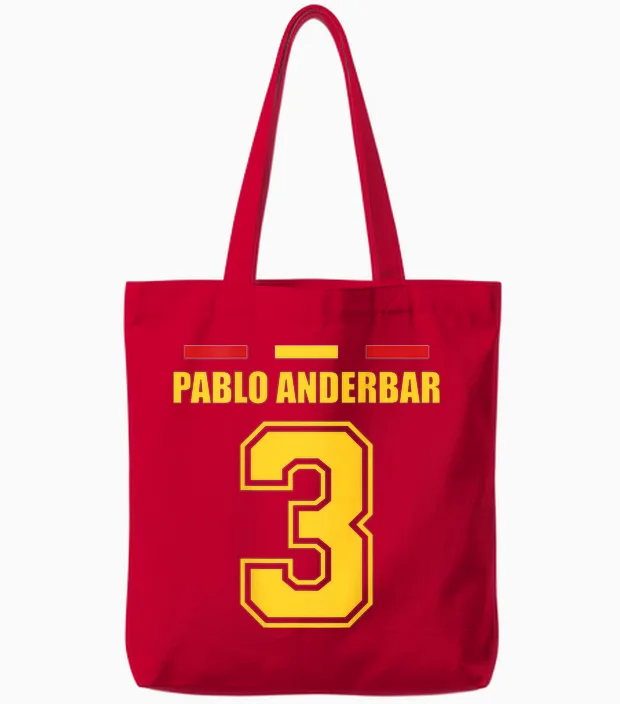 Lustige Namen Spanien Trikot Für Mallorca Und Die Party Tote Bags in Red