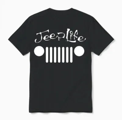 Jeep Life New Unisex T-Shirt - Black