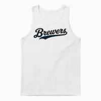 Vintage Brewers Retro Classic Gifts for Men Women Unisex Tank Top in White - 1