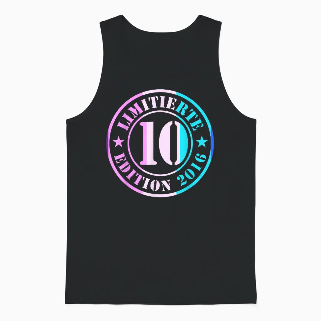 10. Geburtstag Junge Mädchen Limited Edition 2012 Jahre Unisex Tank Top in Black