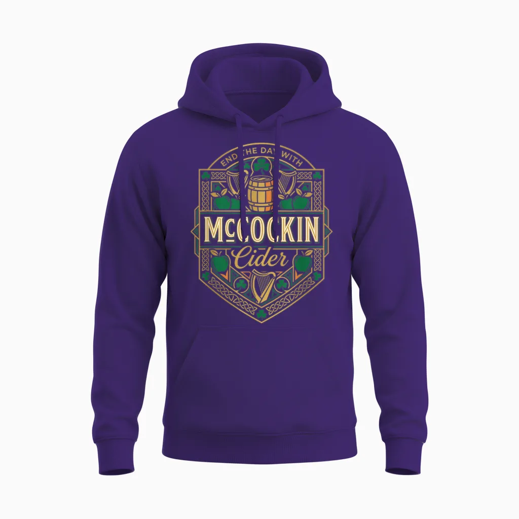 Mccocking Cider Unisex Hoodie in Purple