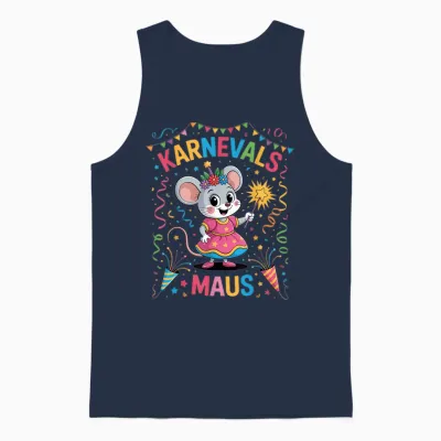 Carnival Mouse Women's Costume Replacement Cologne Carnival Unisex Tank Top - Navy
