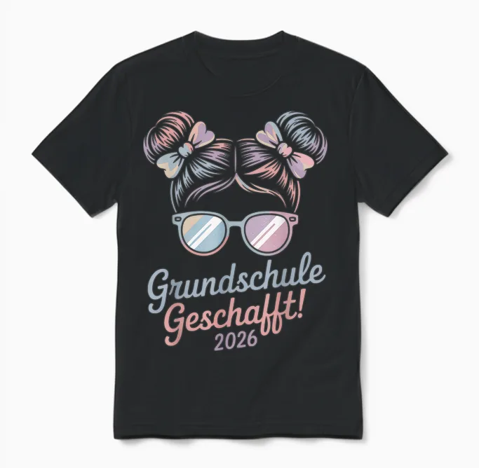 Abschluss Grundschule 2026 Grundschule Abschied Abgänger Unisex T-Shirt in Black