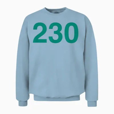 Squid Game - Player 230 Unisex Sweatshirt - Light Blue