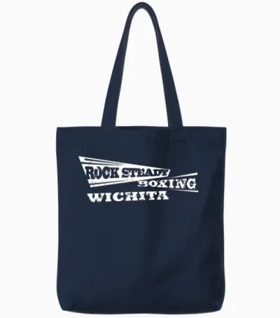 Cartoon Logo Tote Bags - Navy