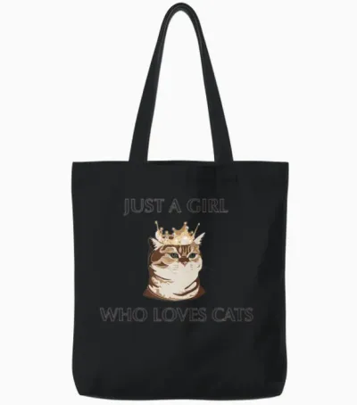 Funny Pictures Tote Bags - Black