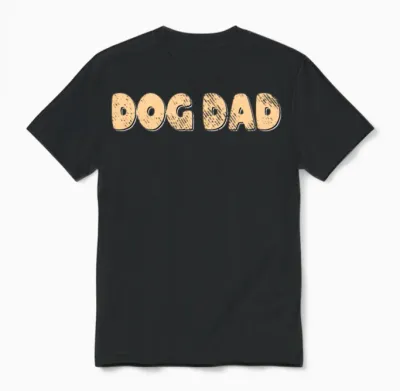 Dog Dad Unisex T-Shirt - Black