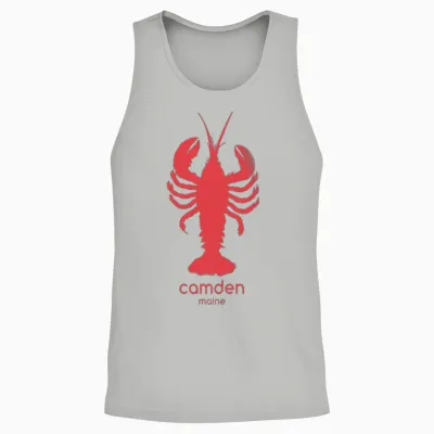 Camden Maine Lobster Fans Vacation Souvenir Unisex Tank Top - Ash