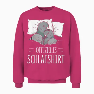 Offizielles Schlafshirt Taube Vogel Pyjama Schlafanzug Unisex Sweatshirt - Heliconia