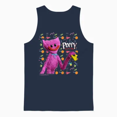 Kinder Poppy Playtime Kissy Missy Smile Für Kinder Unisex Tank Top - Navy
