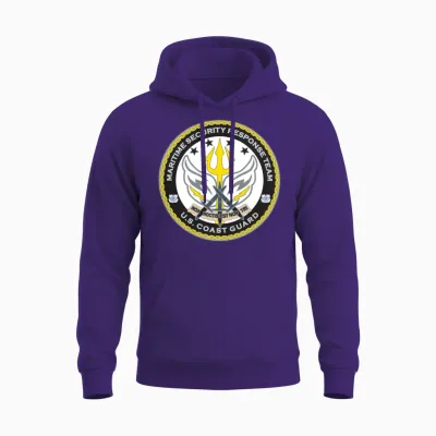 Maritime Security Response Team (u.s. Coast Guard) Unisex Hoodie - Purple