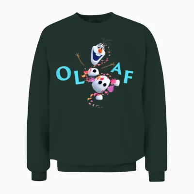 Disney Frozen 2 Olaf Loves Fall Unisex Sweatshirt - Forest
