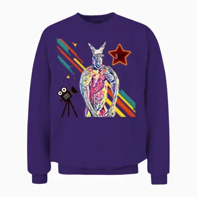 Kangaroo Super Star Unisex Sweatshirt - Purple
