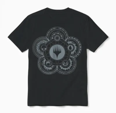 Magic: the Gathering Icon Hieroglyph T-Shirt Small Unisex T-Shirt - Black