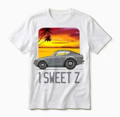 1 Sweet Dark Gray Unisex T-Shirt - White