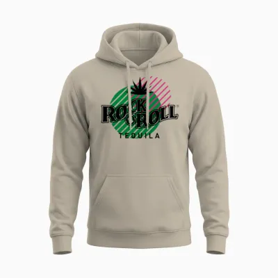 Rock N Roll Tequila Seventh Collection Unisex Hoodie - Sand