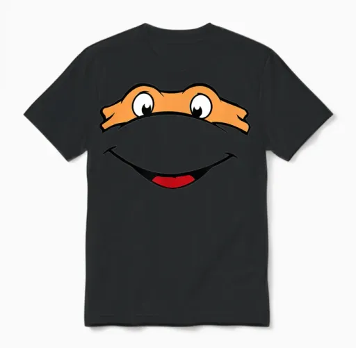 Michelangelo - Costume Halloween Unisex T-Shirt in Black