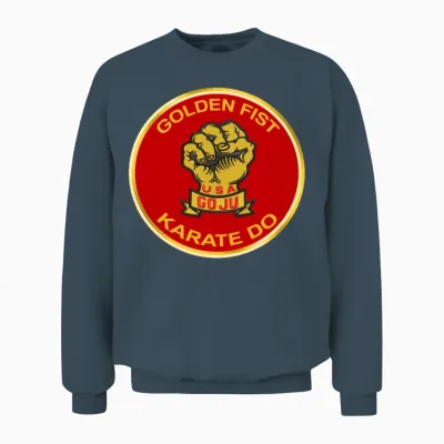 Karate [golden Fist Usa] Goju-Ryu *new!!! Unisex Sweatshirt - Dark Heather