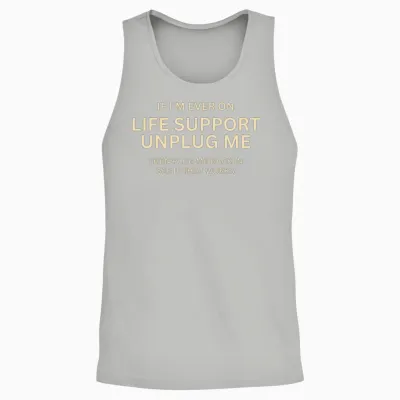 Funny Jokes Unisex Tank Top - Ash