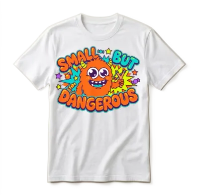 Small but Dangerous Unisex T-Shirt - White