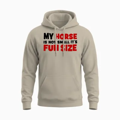 Small Horse Unisex Hoodie - Sand