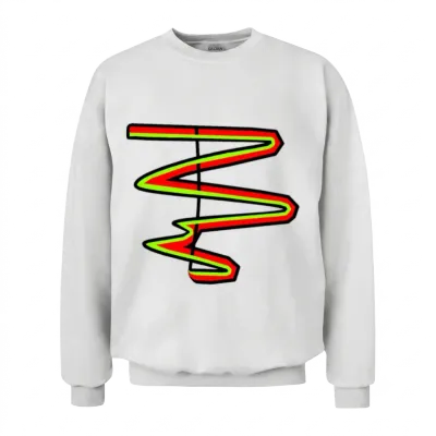 Retro Snake Unisex Sweatshirt - White