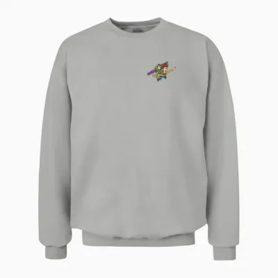 Disney and Pixar's Toy Story Buzz & Woody Pocket Logo Unisex Sweatshirt - Ash