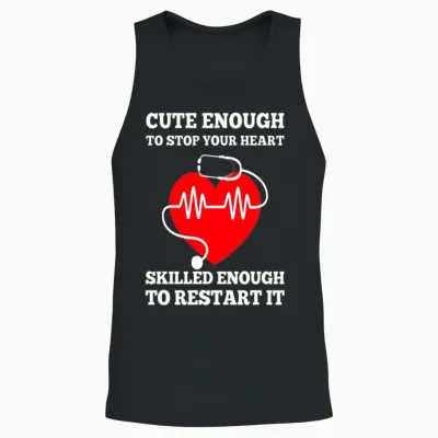 Nurse Nurse Gift Funny Nurse Unisex Tank Top - Black