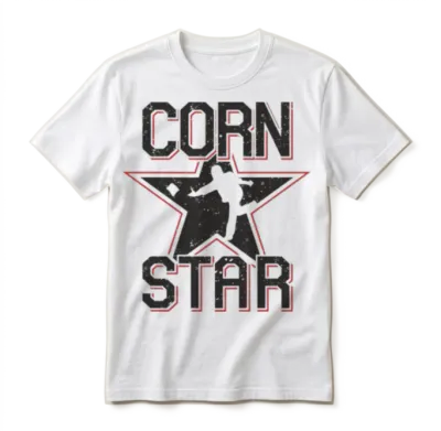 Corn Star Unisex T-Shirt - White