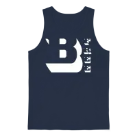 B Free - Be Free Unisex Tank Top - Navy – 1