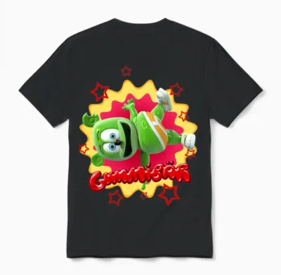 Gummibär Starburst Unisex T-Shirt - Black