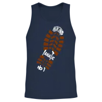 Hiking Fanatic Design for Hiking Trail Unisex Tank Top - Navy – 2